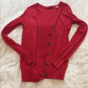 BDG red cardigan